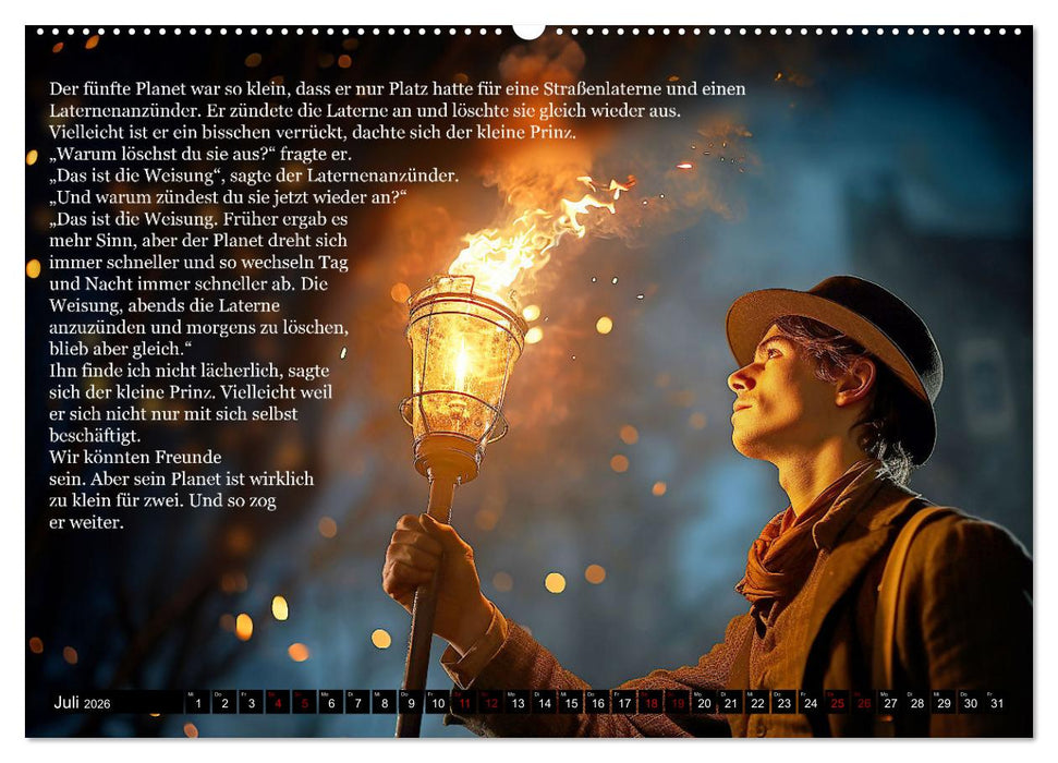 Die Reise des kleinen Prinzen (CALVENDO Premium Wandkalender 2026)