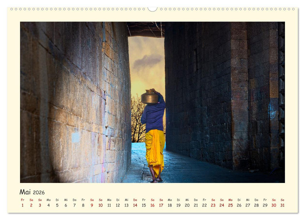 Urlaubsgefühle - INDIEN Impressionen aus Rajasthan (CALVENDO Premium Wandkalender 2026)