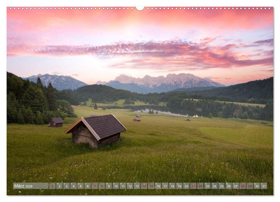 Verzauberte Bergwelten (CALVENDO Premium Wandkalender 2026)