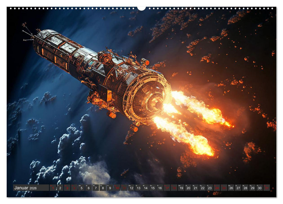 Damals im Paralleluniversum (CALVENDO Wandkalender 2026)