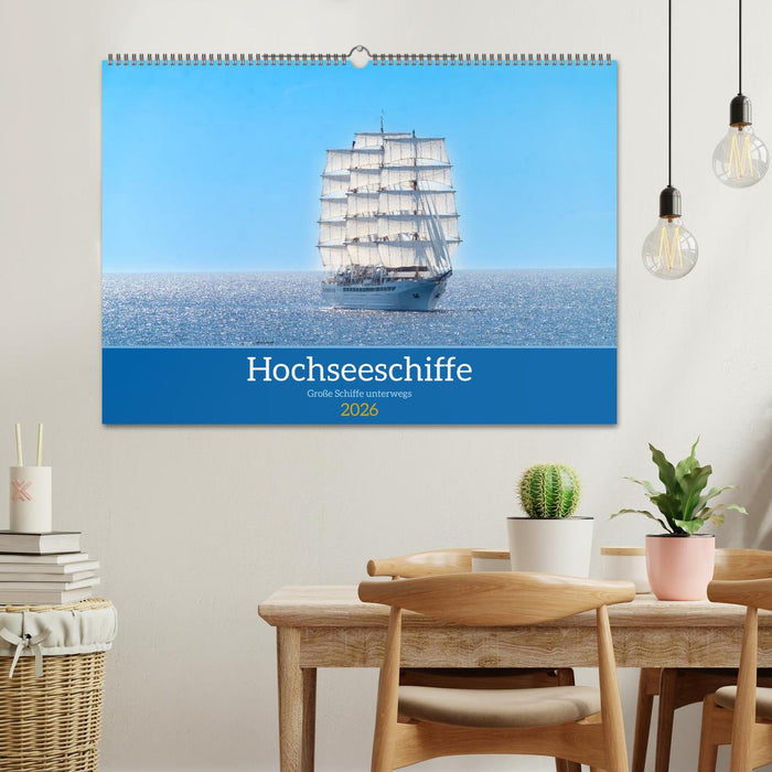 Hochseeschiffe (CALVENDO Wandkalender 2026)