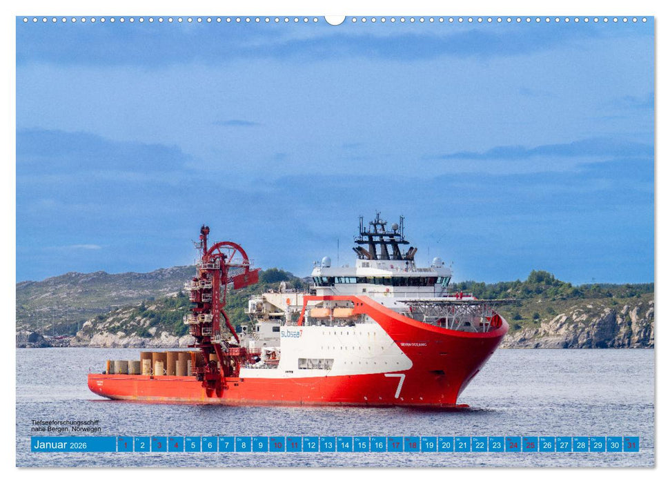 Hochseeschiffe (CALVENDO Wandkalender 2026)