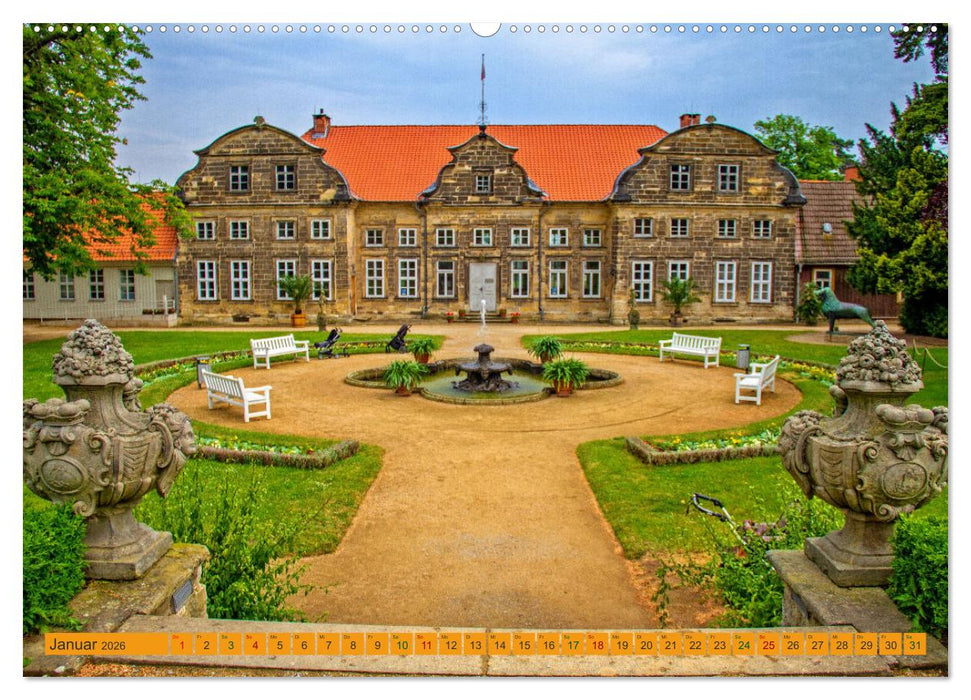Blankenburger Schlossgärten erleben (CALVENDO Premium Wandkalender 2026)