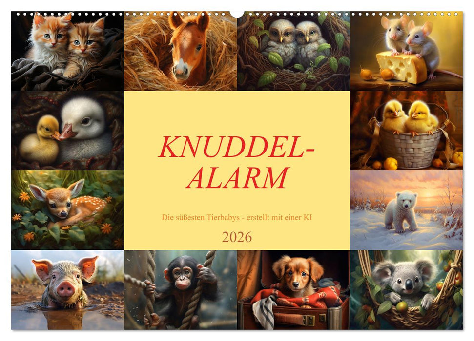 Knuddel-Alarm (CALVENDO Wandkalender 2026)