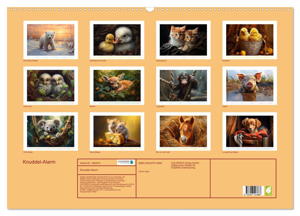 Knuddel-Alarm (CALVENDO Wandkalender 2026)