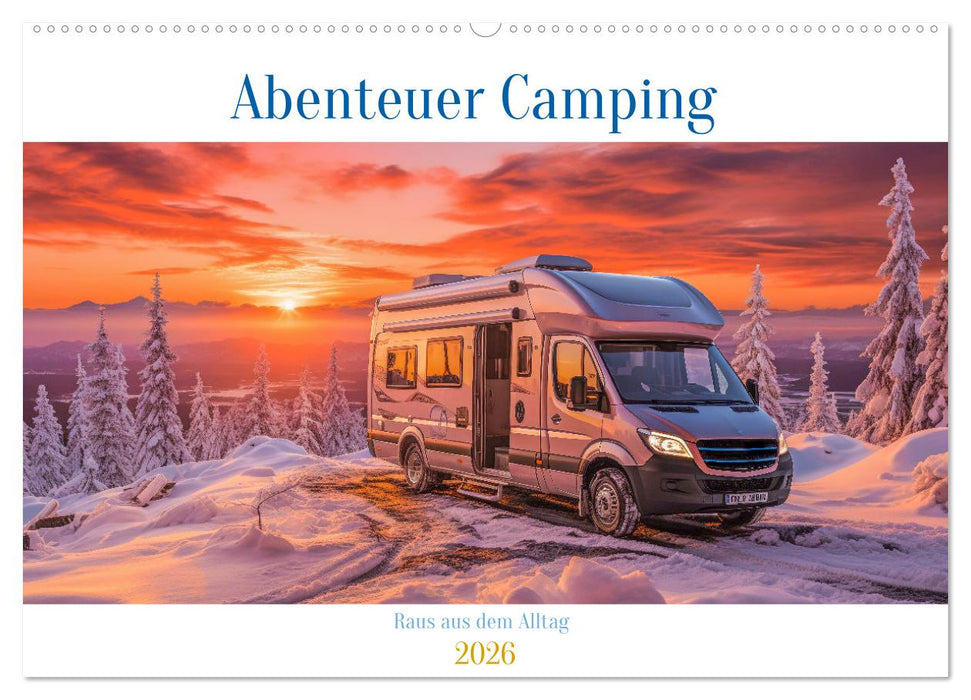 Abenteuer Camping (CALVENDO Wandkalender 2026)