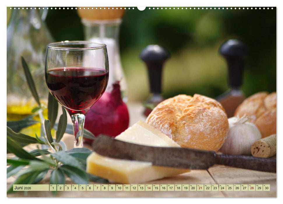 Natürlich Vegan - frische gesunde Köstlichkeiten (CALVENDO Wandkalender 2026)