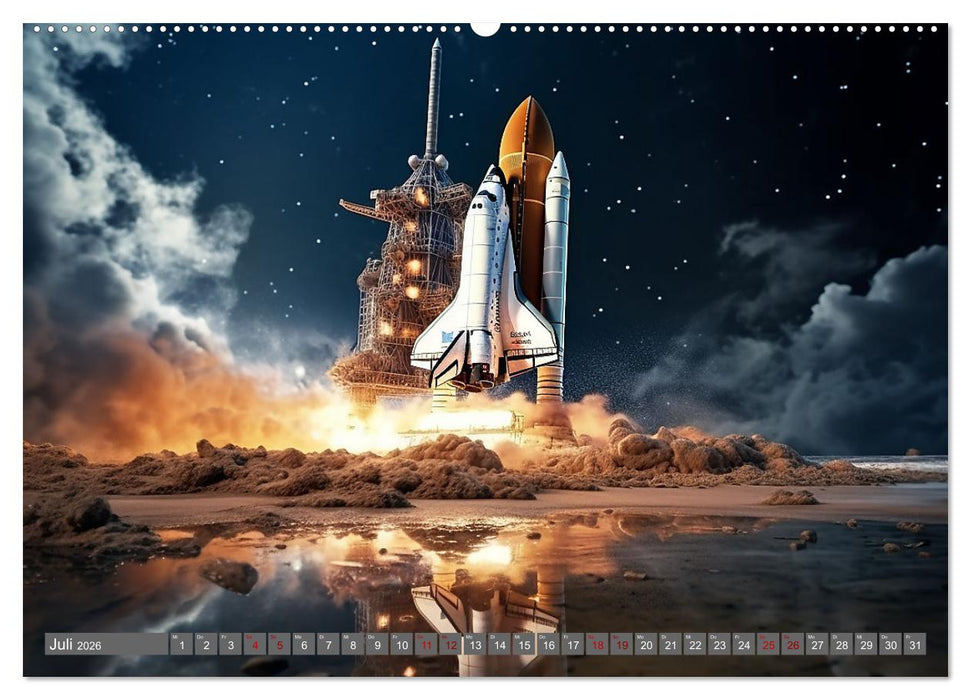 Damals im Paralleluniversum (CALVENDO Premium Wandkalender 2026)