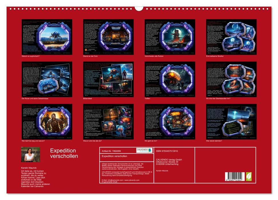 Expedition verschollen (CALVENDO Wandkalender 2026)