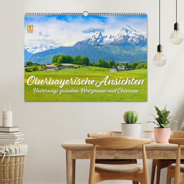 Oberbayerische Ansichten - Unterwegs zwischen Watzmann und Chiemsee (CALVENDO Wandkalender 2026)