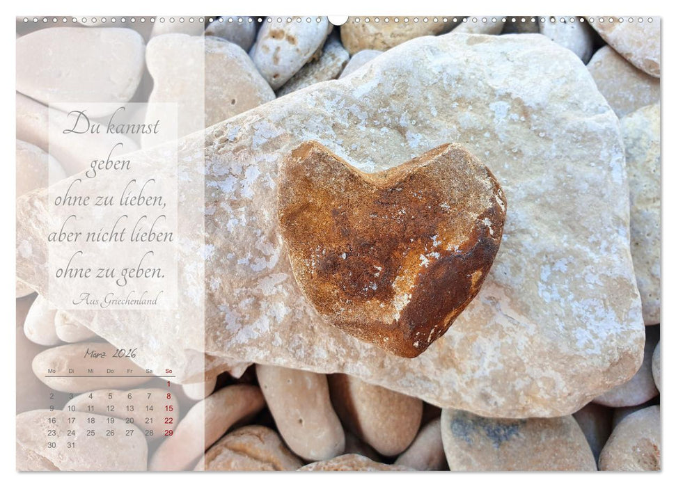 Randvoll mit Liebe (CALVENDO Wandkalender 2026)