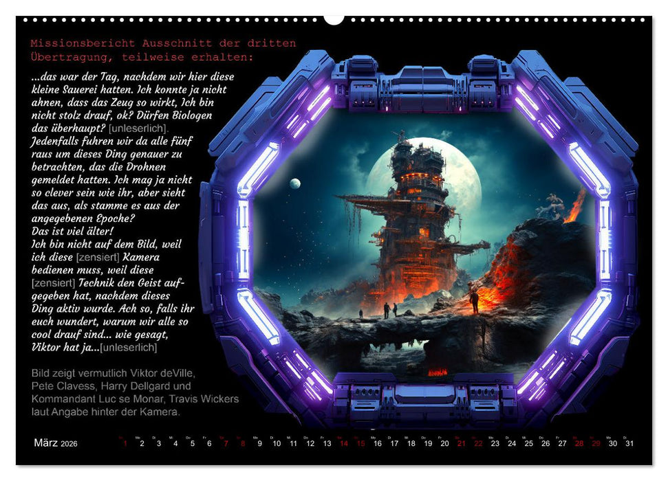 Expedition verschollen (CALVENDO Premium Wandkalender 2026)