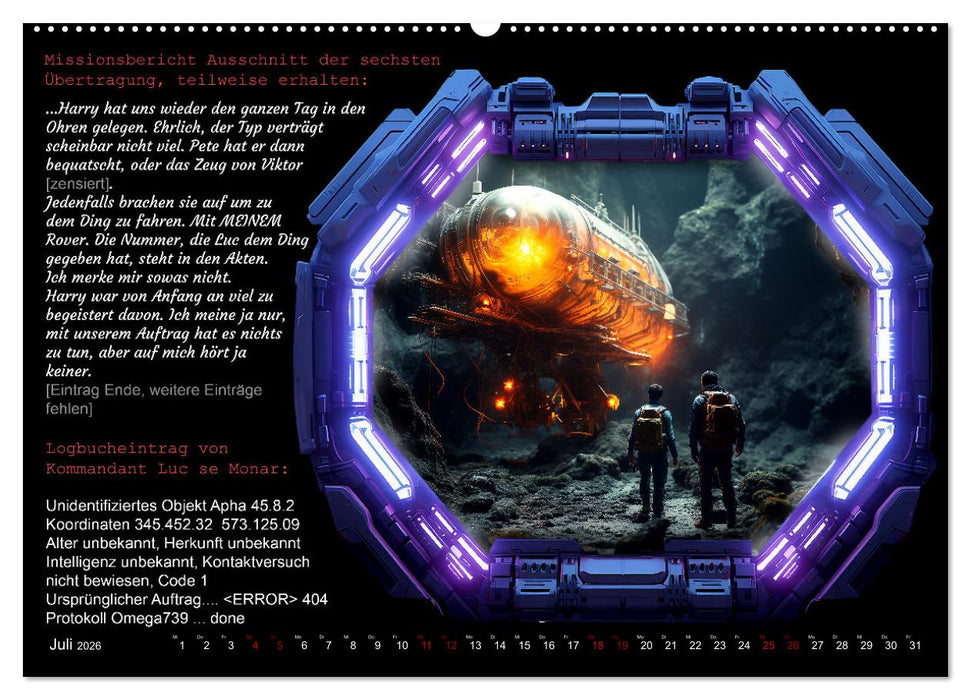 Expedition verschollen (CALVENDO Premium Wandkalender 2026)