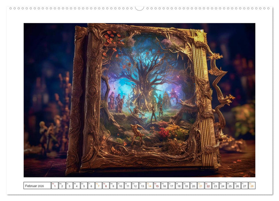 Zauberbuch - Terra Magica (CALVENDO Wandkalender 2026)