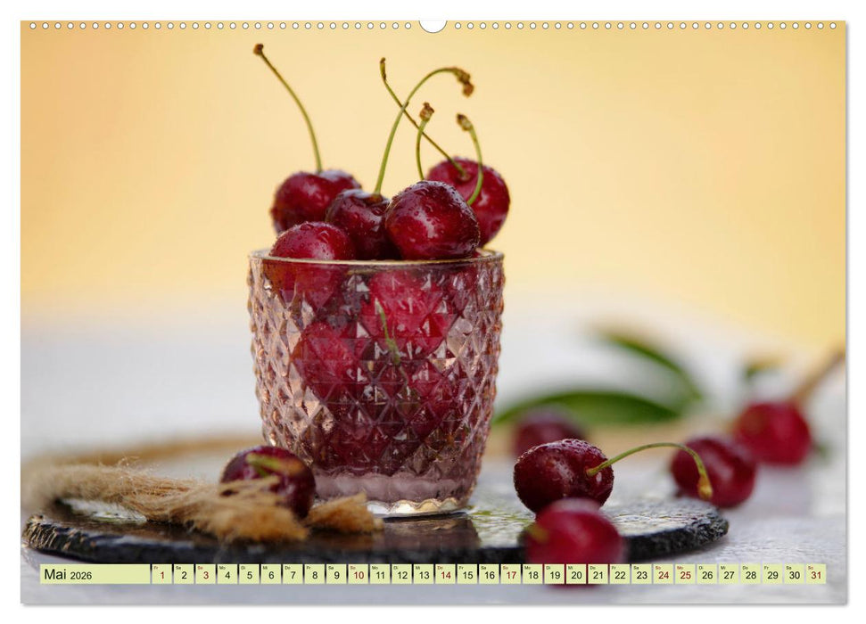 Natürlich Vegan - frische gesunde Köstlichkeiten (CALVENDO Premium Wandkalender 2026)