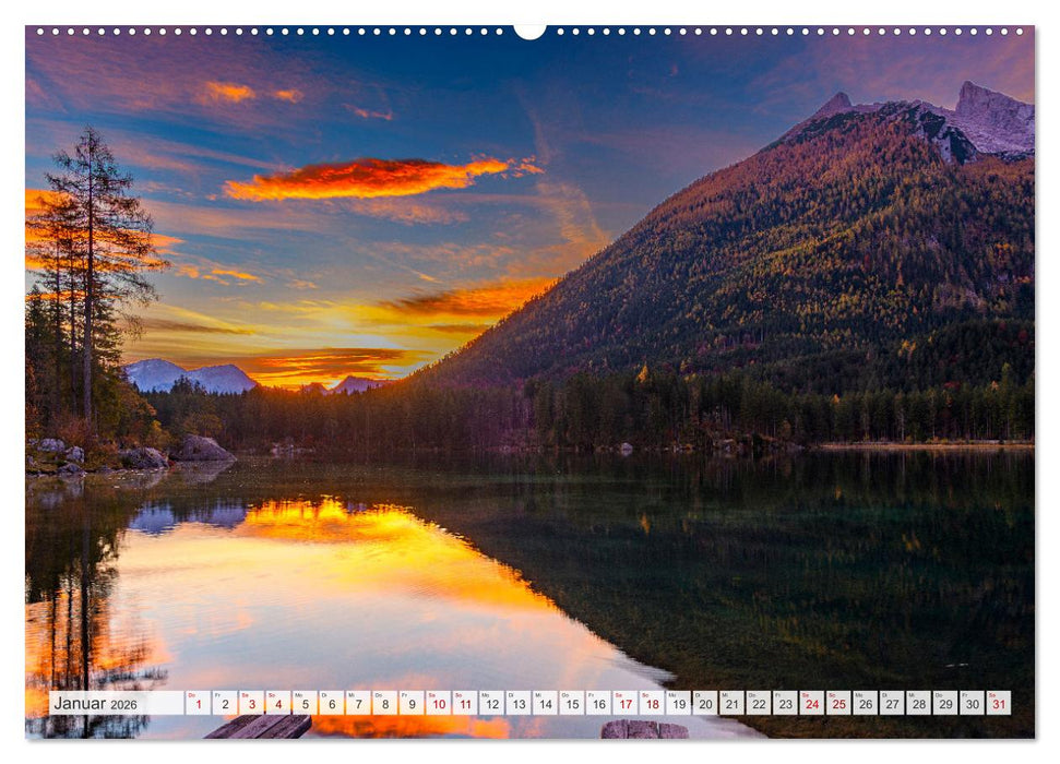 Oberbayerische Ansichten - Unterwegs zwischen Watzmann und Chiemsee (CALVENDO Premium Wandkalender 2026)