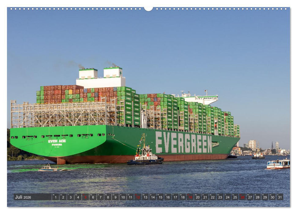 Hamburg - Die Weltstadt an der Waterkant (CALVENDO Premium Wandkalender 2026)