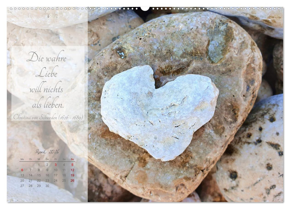 Randvoll mit Liebe (CALVENDO Premium Wandkalender 2026)