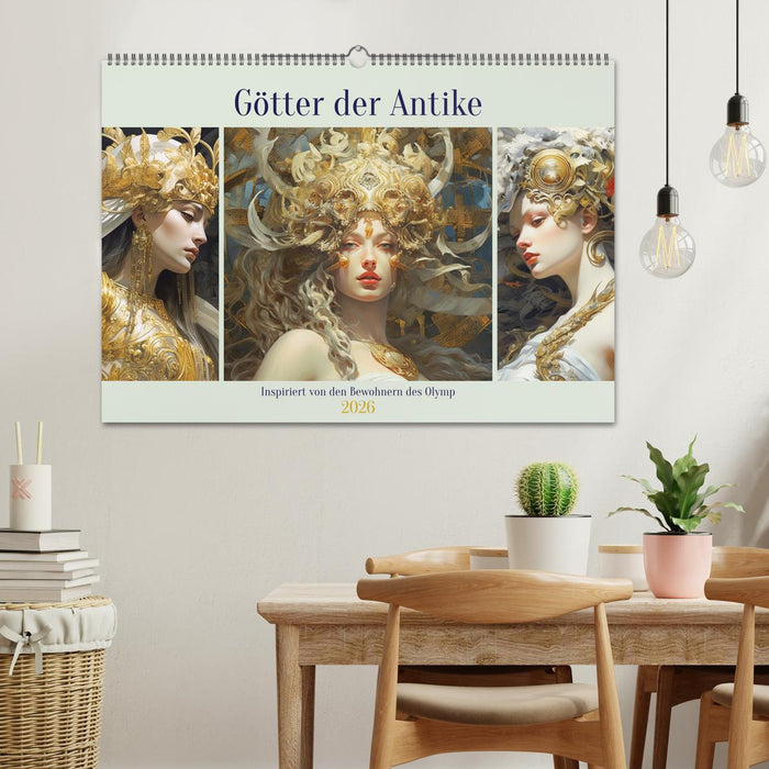Götter der Antike. Inspiriert von den Bewohnern des Olymp (CALVENDO Wandkalender 2026)