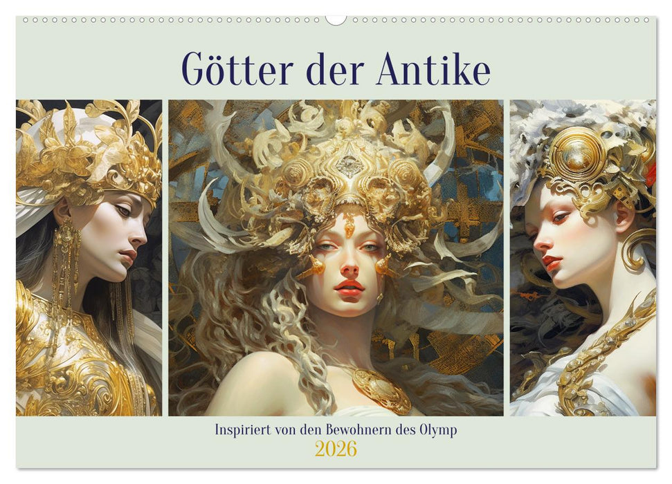Götter der Antike. Inspiriert von den Bewohnern des Olymp (CALVENDO Wandkalender 2026)