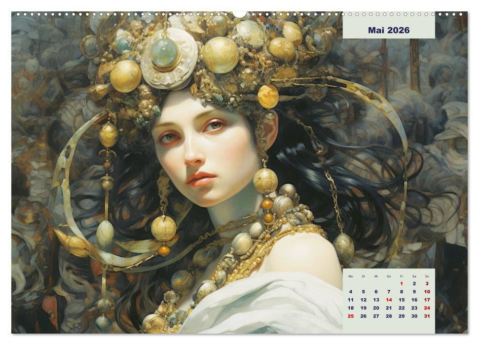 Götter der Antike. Inspiriert von den Bewohnern des Olymp (CALVENDO Wandkalender 2026)