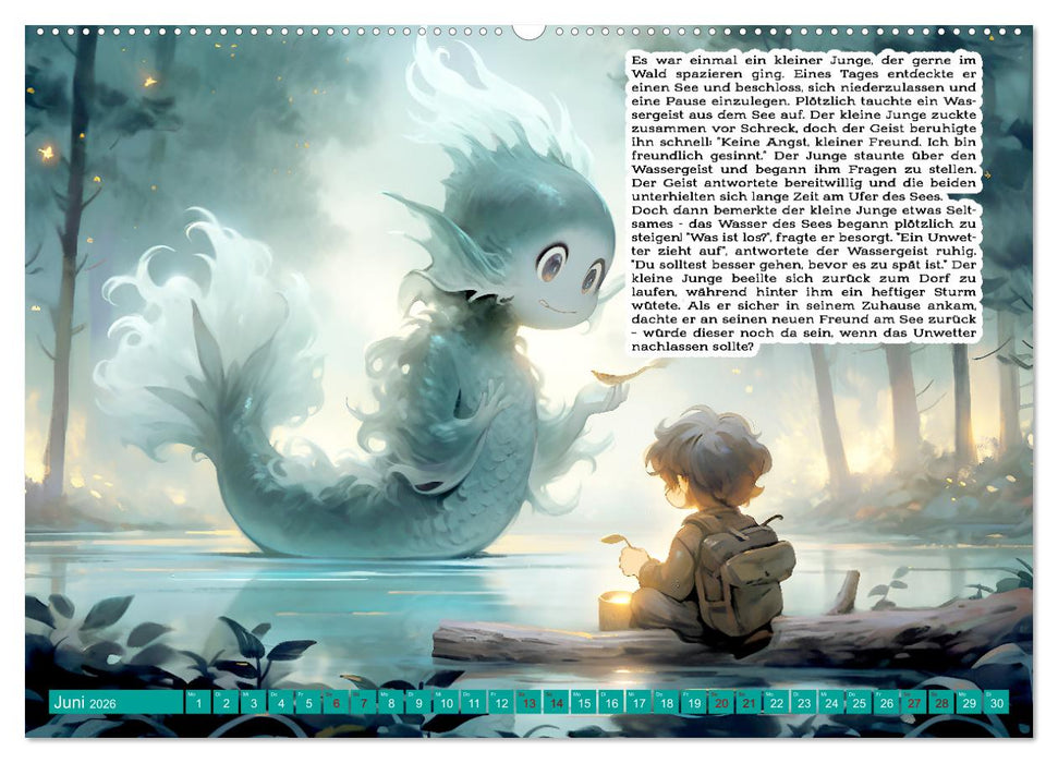 Mutige Märchen (CALVENDO Wandkalender 2026)