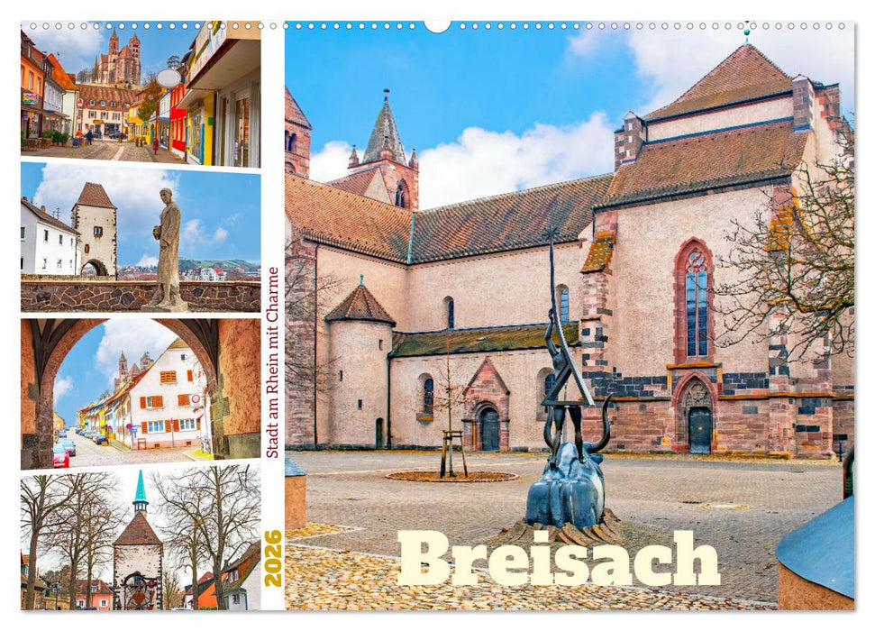 Breisach - Stadt am Rhein mit Charme (CALVENDO Wandkalender 2026)