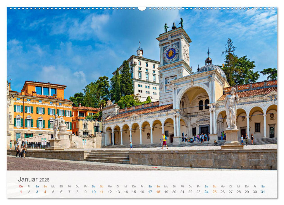 Udine - die Stadt der Engel (CALVENDO Wandkalender 2026)