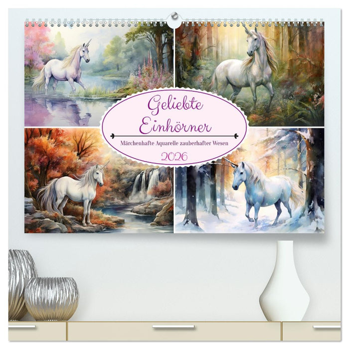 Geliebte Einhörner (CALVENDO Premium Wandkalender 2026)