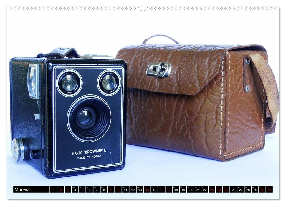 Boxkameras - Kultiges und manchmal klobiges Design (CALVENDO Wandkalender 2026)