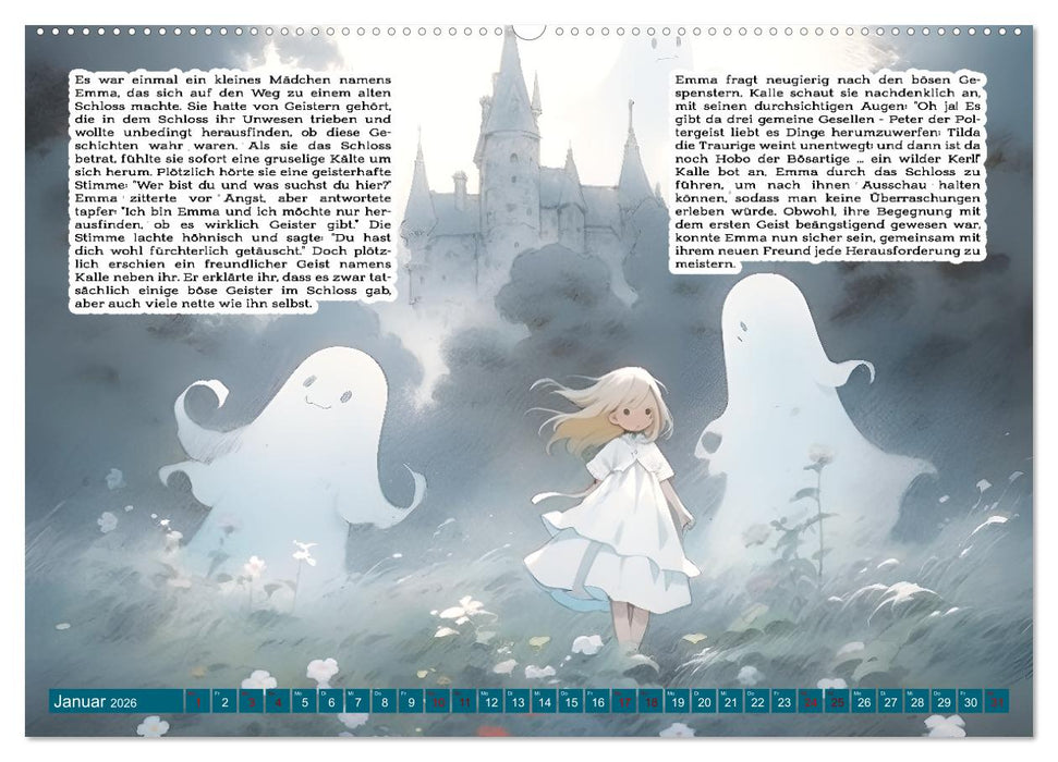 Mutige Märchen (CALVENDO Premium Wandkalender 2026)