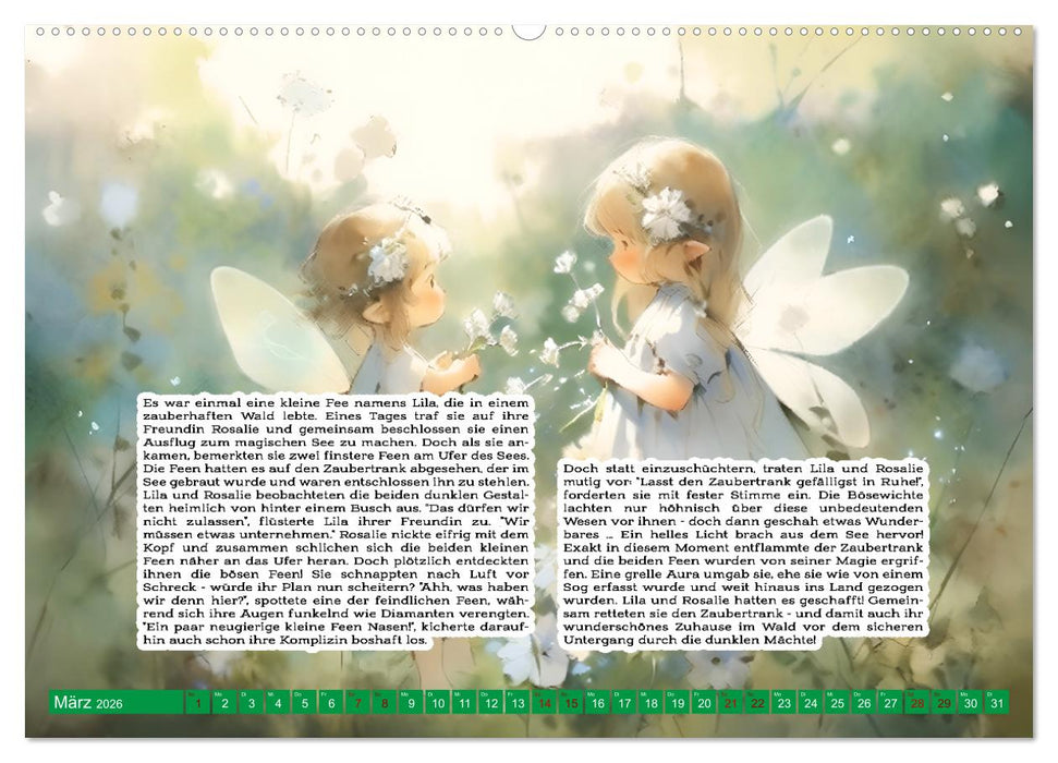 Mutige Märchen (CALVENDO Premium Wandkalender 2026)