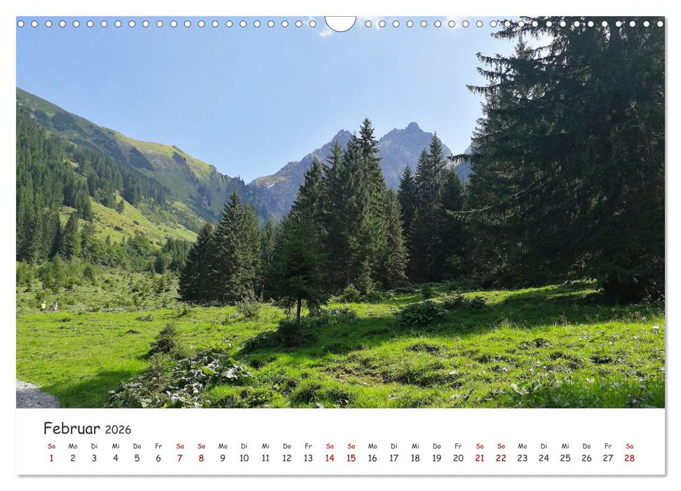 Kleinwalsertal - Das kleine Glück vor unserer Tür (CALVENDO Wandkalender 2026)