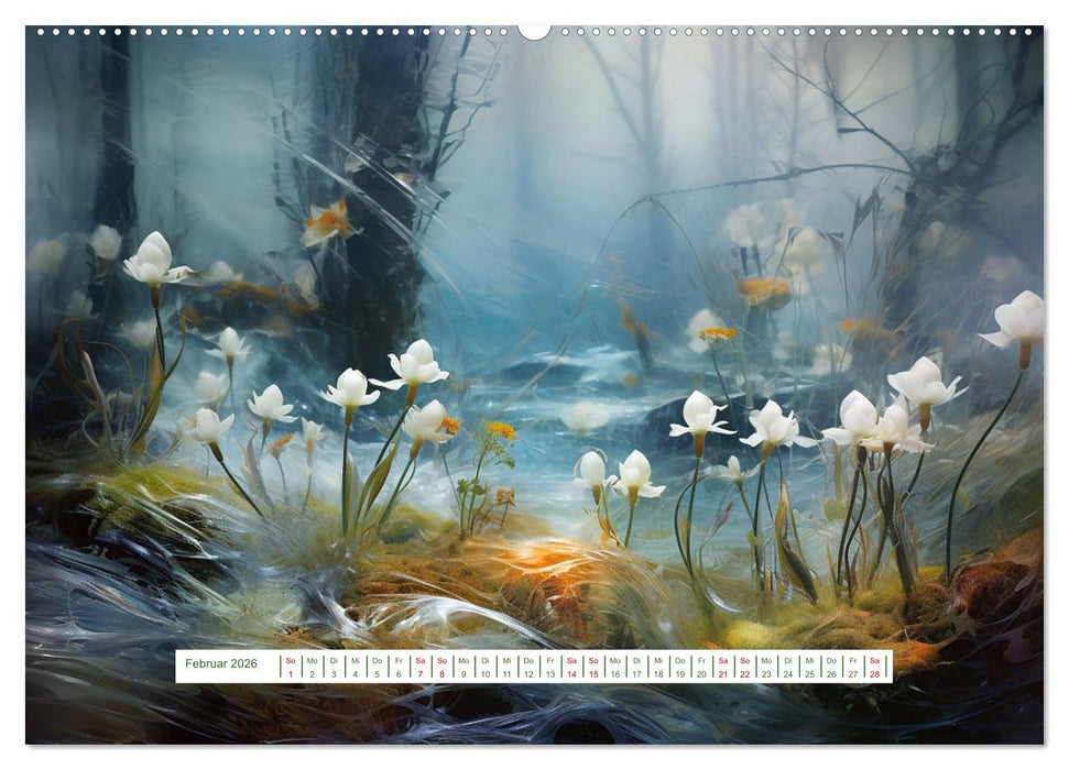 Verzaubernde Blüten (CALVENDO Premium Wandkalender 2026)