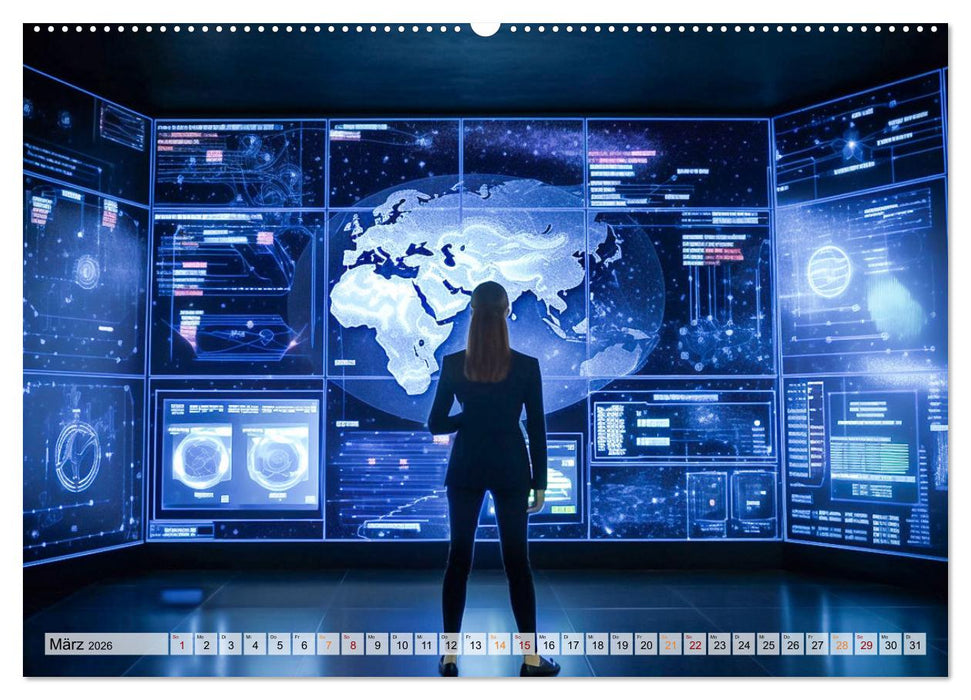 Visuelle Reise in die digitale Welt (CALVENDO Premium Wandkalender 2026)