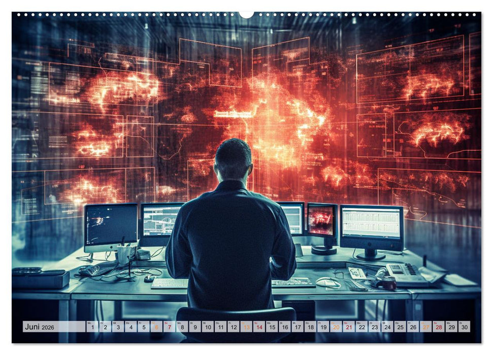 Visuelle Reise in die digitale Welt (CALVENDO Premium Wandkalender 2026)