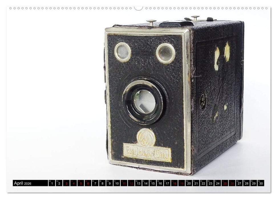 Boxkameras - Kultiges und manchmal klobiges Design (CALVENDO Premium Wandkalender 2026)