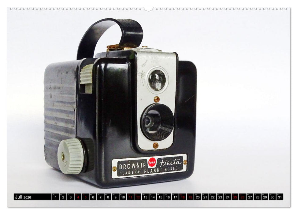 Boxkameras - Kultiges und manchmal klobiges Design (CALVENDO Premium Wandkalender 2026)