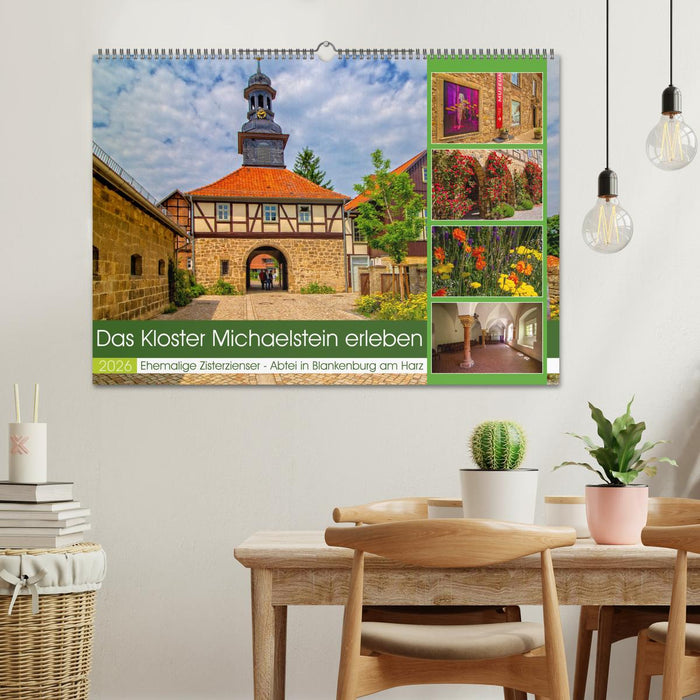 Das Kloster Michaelstein erleben – Ehemalige Zisterzienser – Abtei in Blankenburg am Harz (CALVENDO Wandkalender 2026)