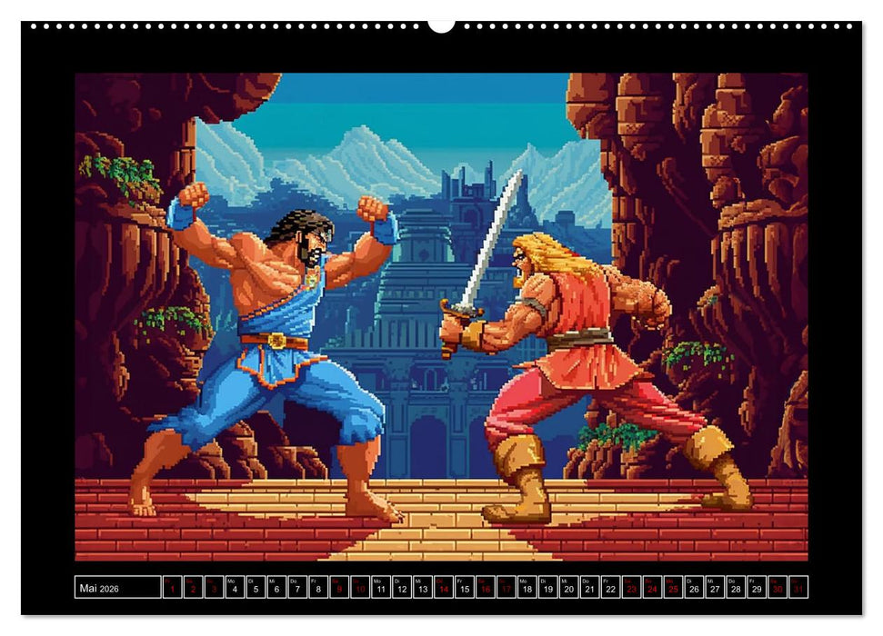 Pixel für Pixel bis Game over (CALVENDO Wandkalender 2026)