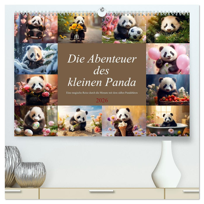 Die Abenteuer des kleinen Panda (CALVENDO Premium Wandkalender 2026)
