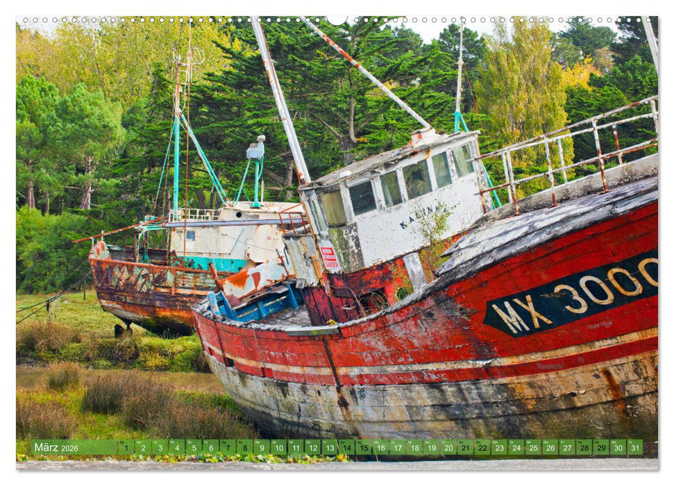 Bretagne Frankreichs rustikale Halbinsel (CALVENDO Wandkalender 2026)