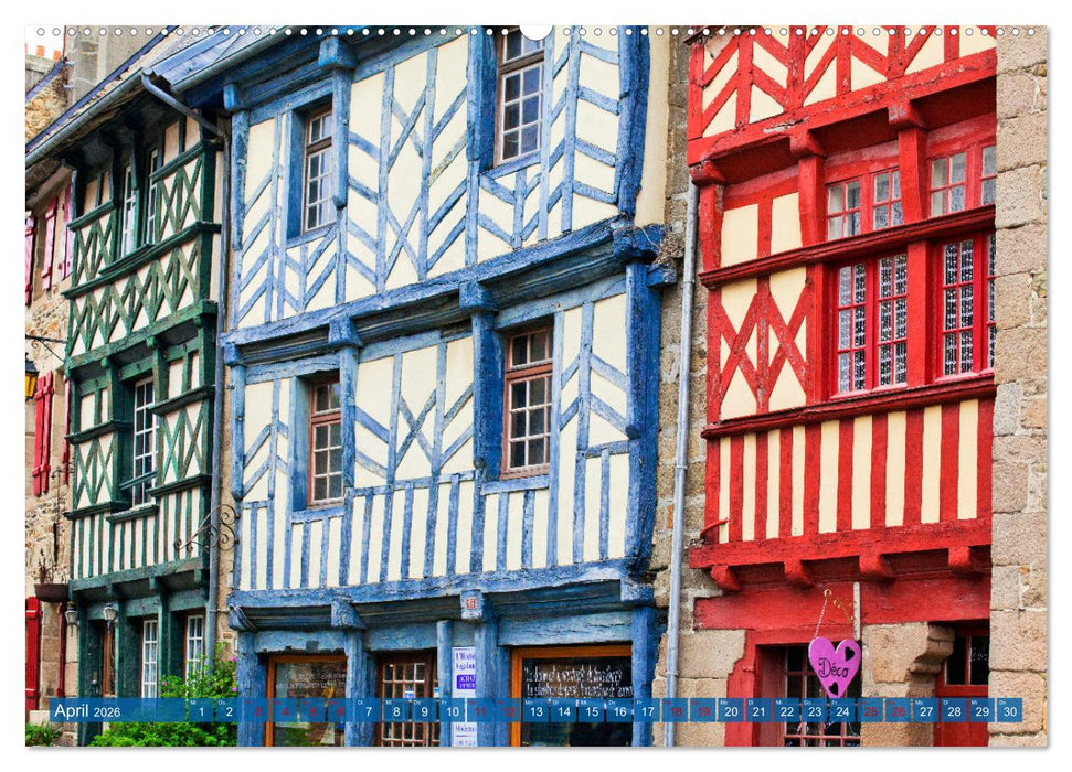 Bretagne Frankreichs rustikale Halbinsel (CALVENDO Wandkalender 2026)