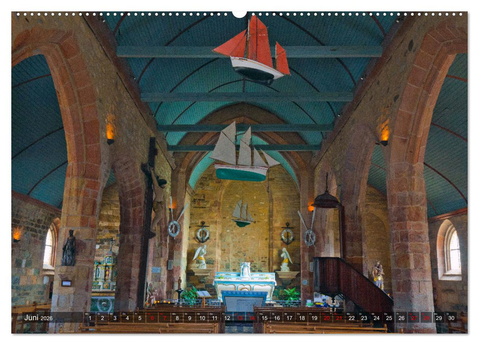 Bretagne Frankreichs rustikale Halbinsel (CALVENDO Wandkalender 2026)