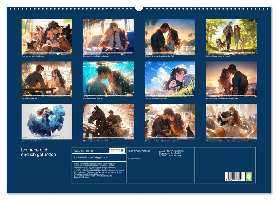 Ich habe dich endlich gefunden (CALVENDO Wandkalender 2026)
