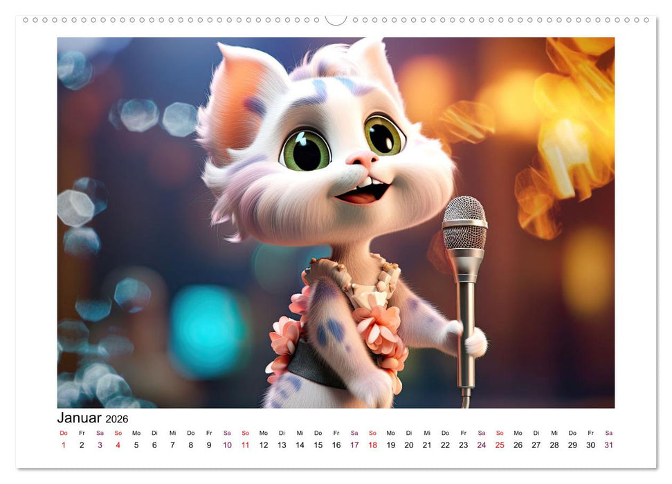 CatDogBand (CALVENDO Wandkalender 2026)