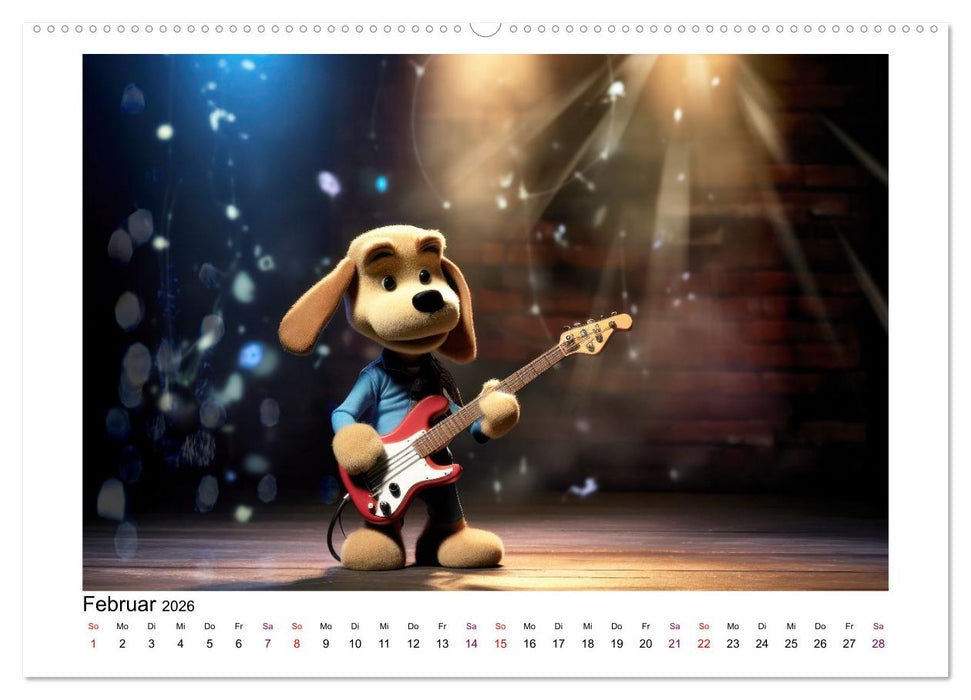 CatDogBand (CALVENDO Wandkalender 2026)