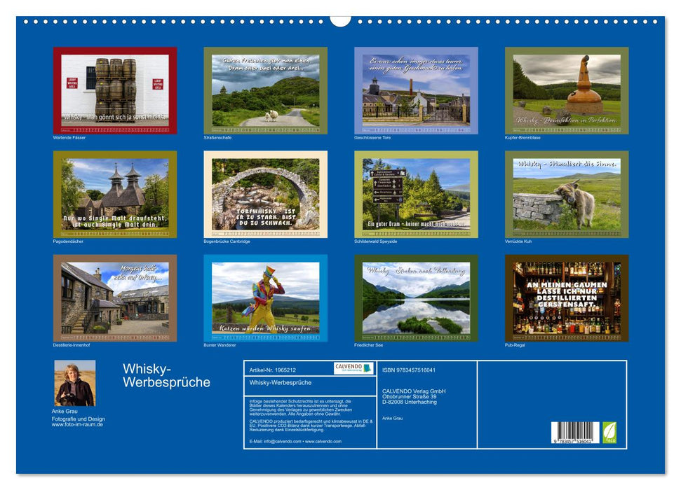 Whisky-Werbesprüche (CALVENDO Wandkalender 2026)