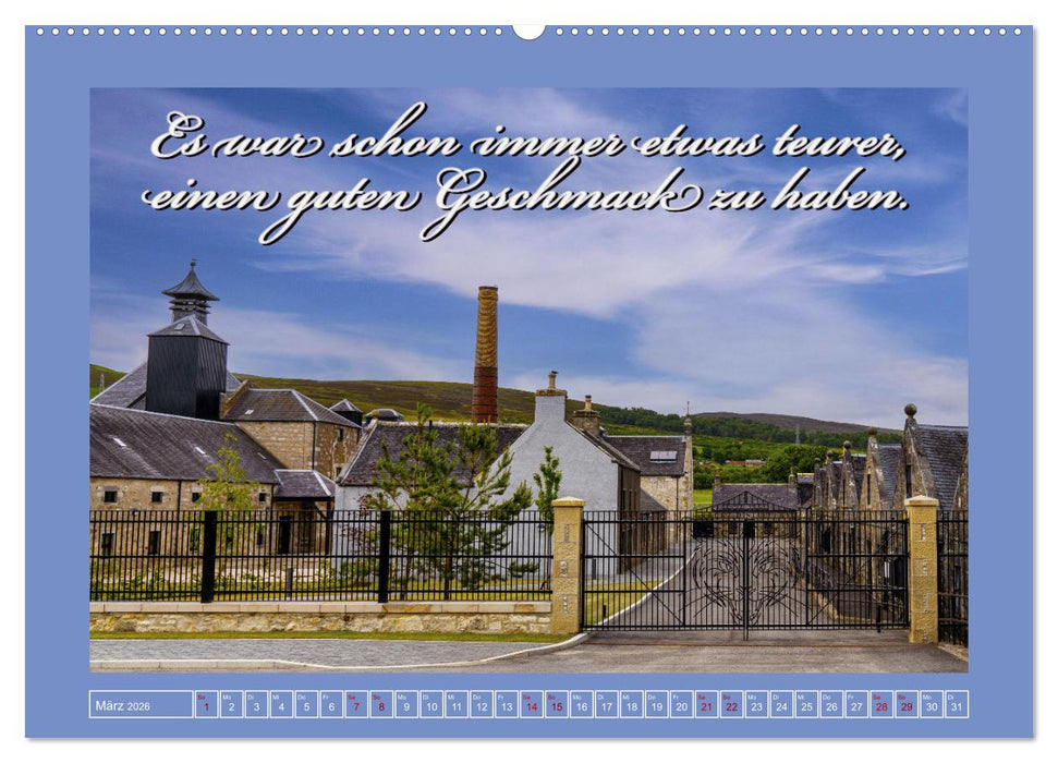 Whisky-Werbesprüche (CALVENDO Wandkalender 2026)