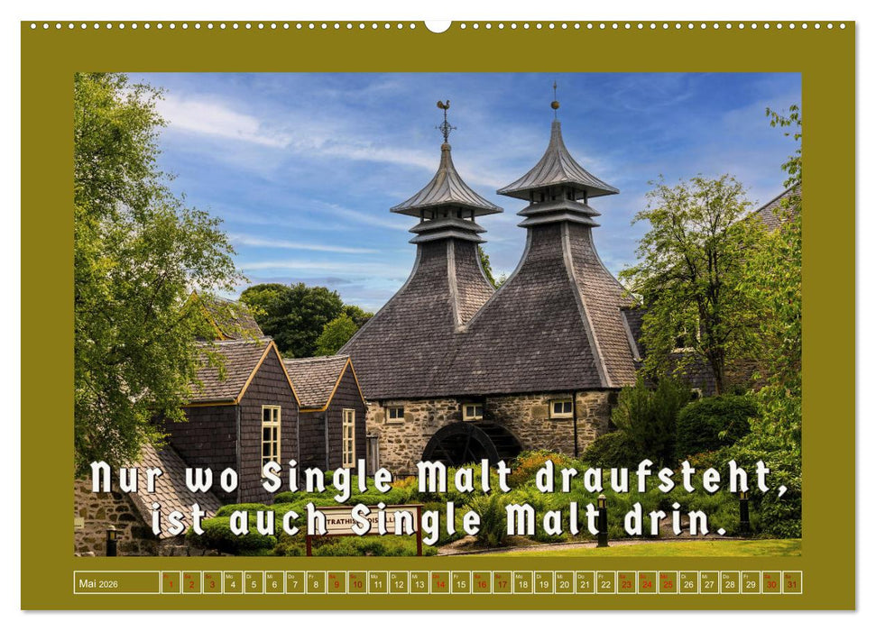 Whisky-Werbesprüche (CALVENDO Wandkalender 2026)